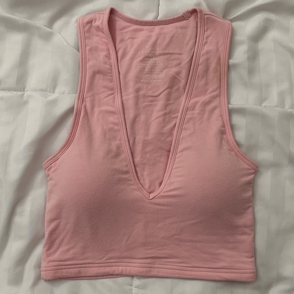 Pink V-Neck Brami